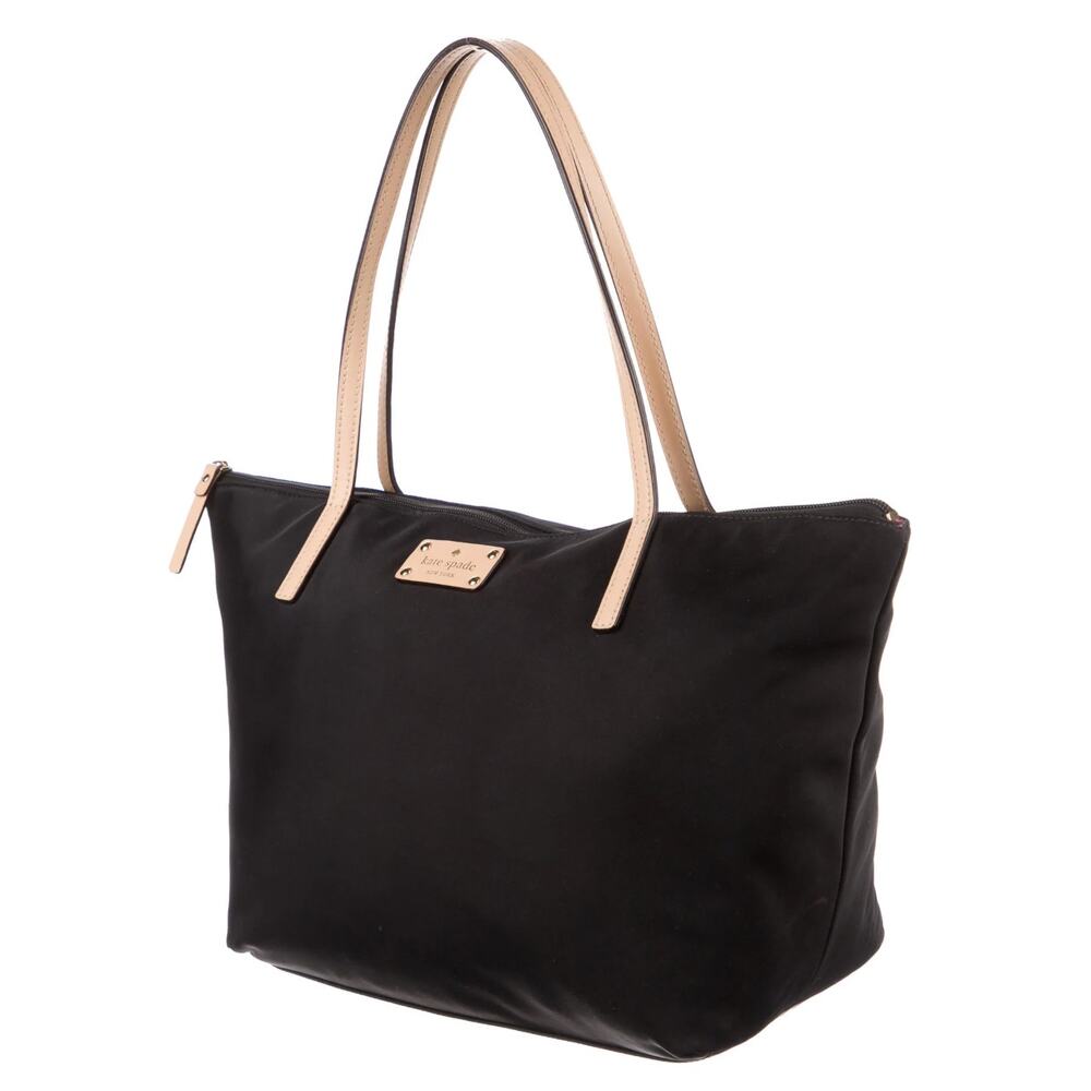 Kate Spade New York Leather-Trimmed Nylon Tote